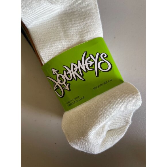 New! Journeys Bow Ankle Socks Pack of 5 Coquette Feminine Multicolor - Picture 3 of 5
